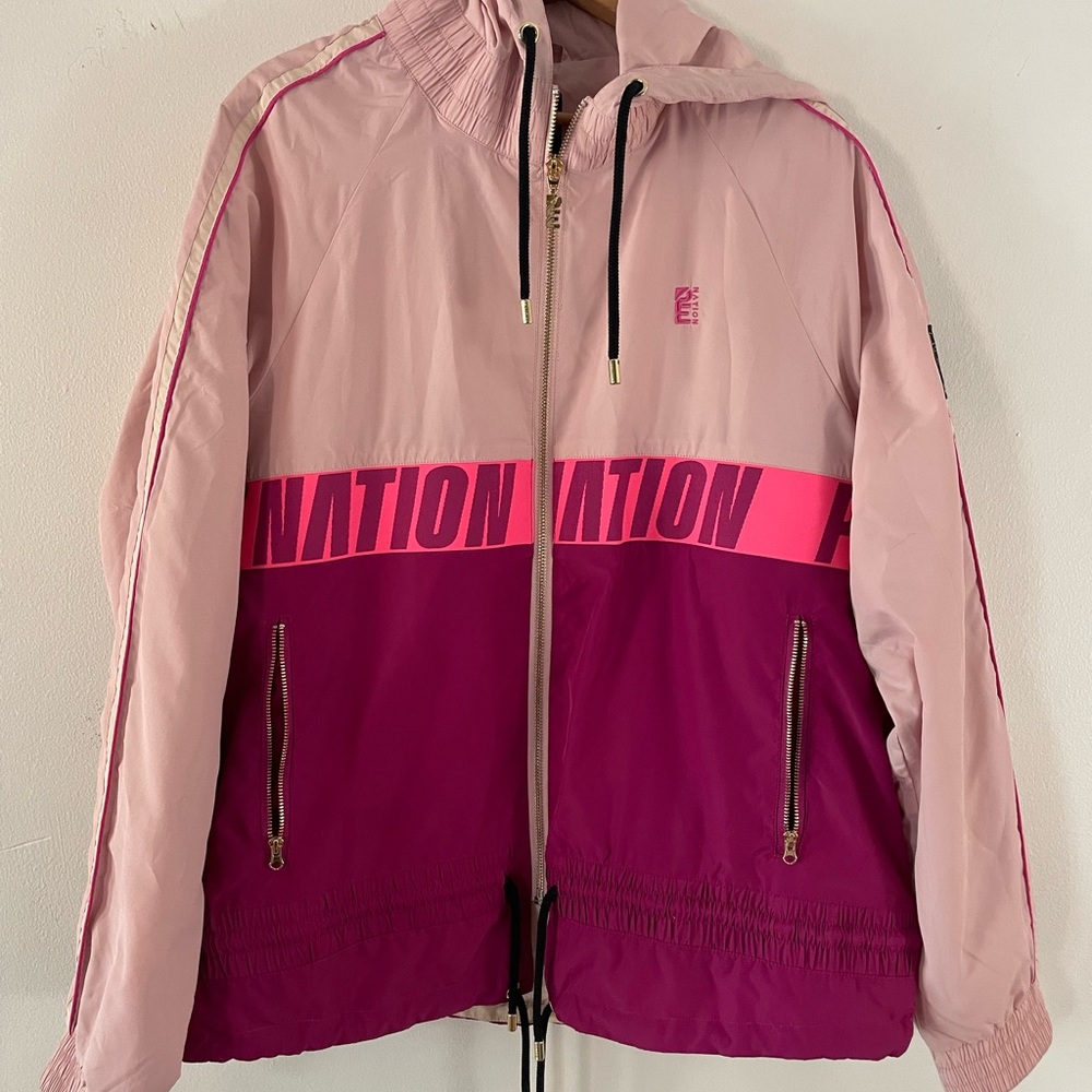 P.E Nation Pink and Magenta Utility Jacket